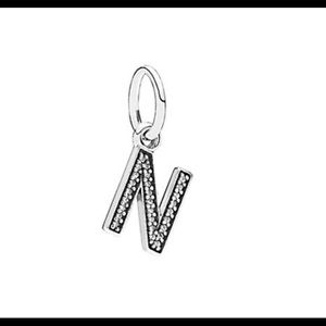 Pandora letter Charm “N”